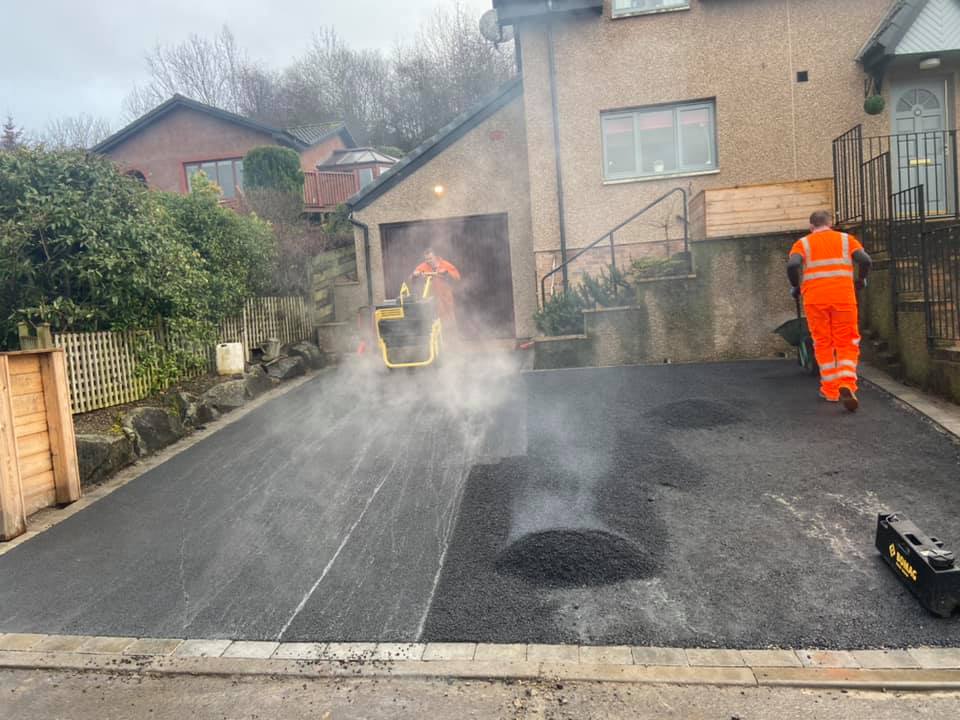 New Tarmac Driveway - Melrose, Borders