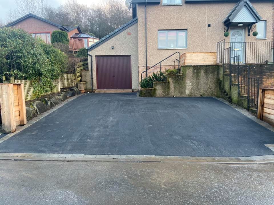 New Tarmac Driveway - Melrose, Borders