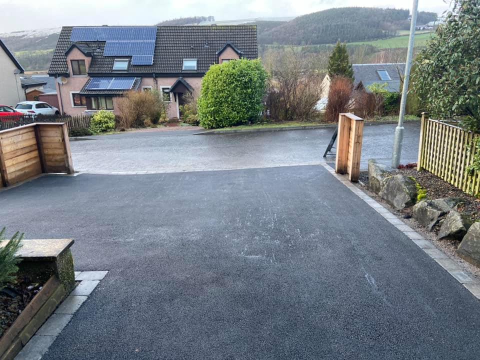 New Tarmac Driveway - Melrose, Borders