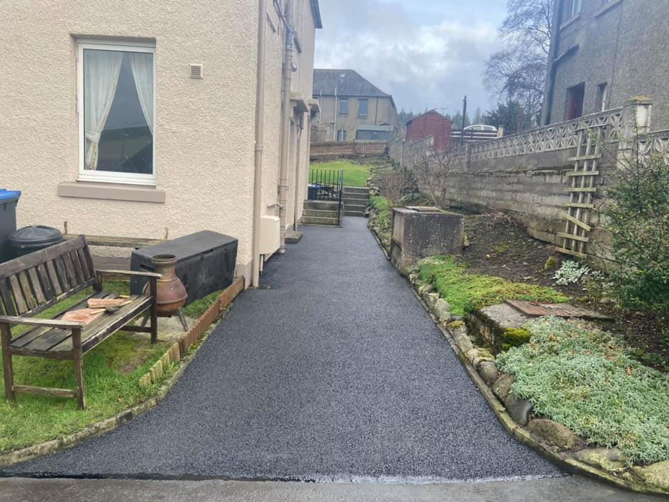 New Tarmac Pathway - Selkirk, Borders