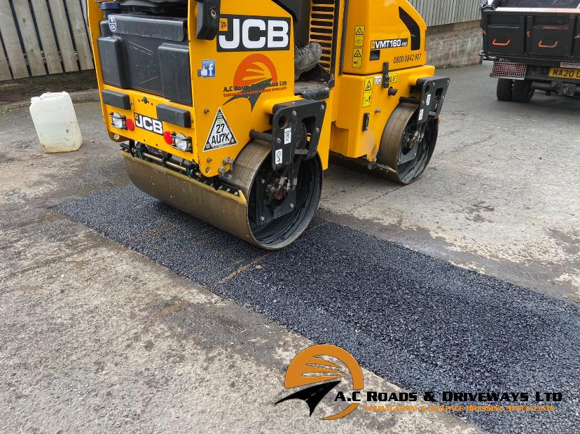 Reinstatement Tarmac Road Repair Work - Melrose, Borders, Scotland