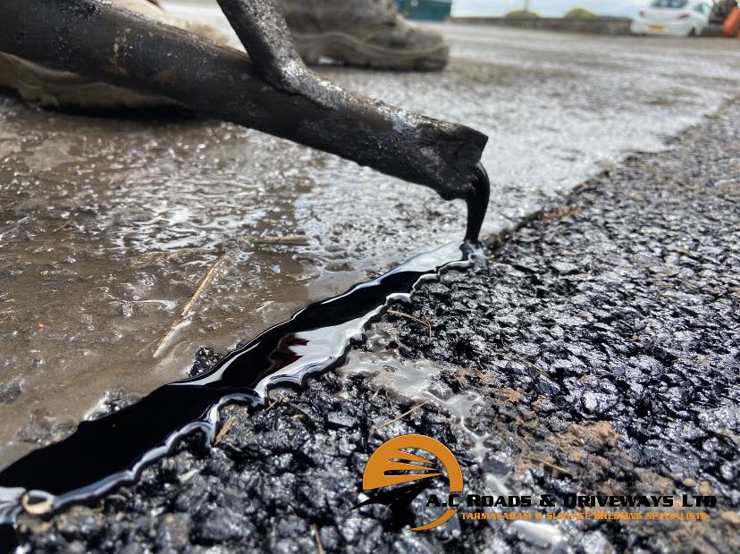 Reinstatement Tarmac Road Repair Work - Melrose, Borders, Scotland