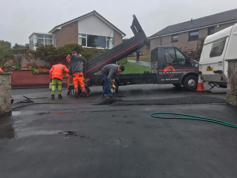 Residential Drop Kerb Lower Pavement