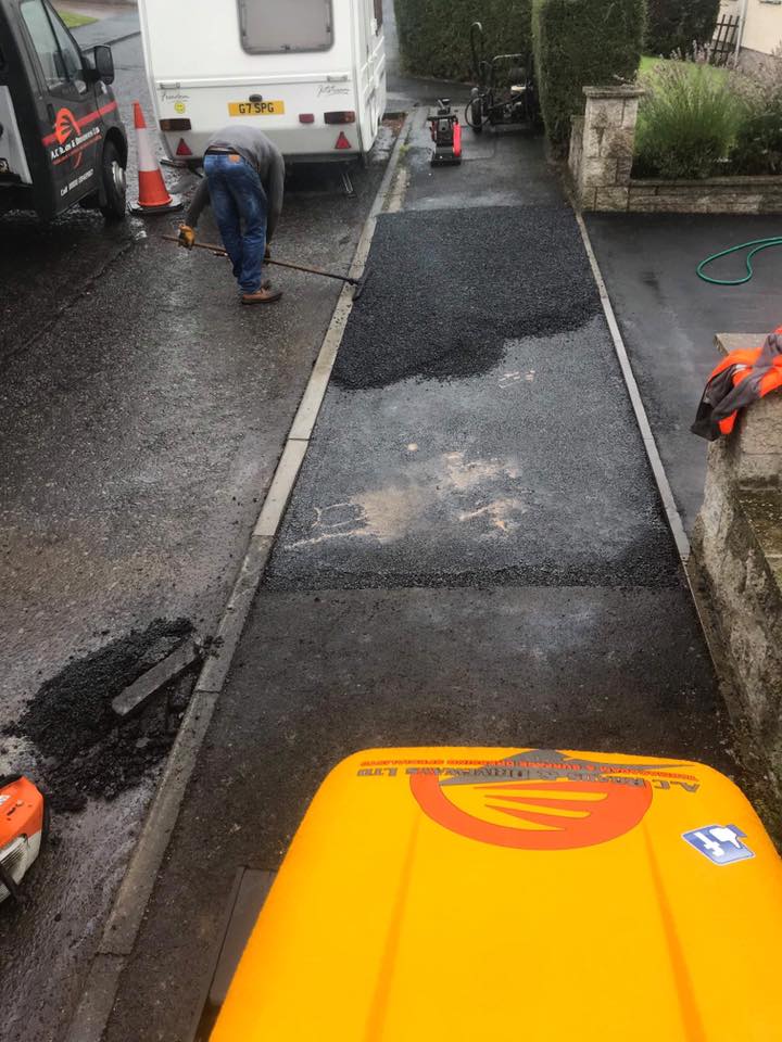 Residential Drop Kerb Lower Pavement Galashiels