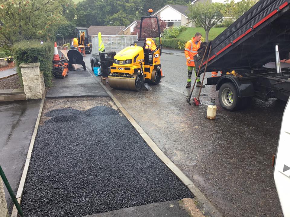 Residential Drop Kerb Lower Pavement Galashiels