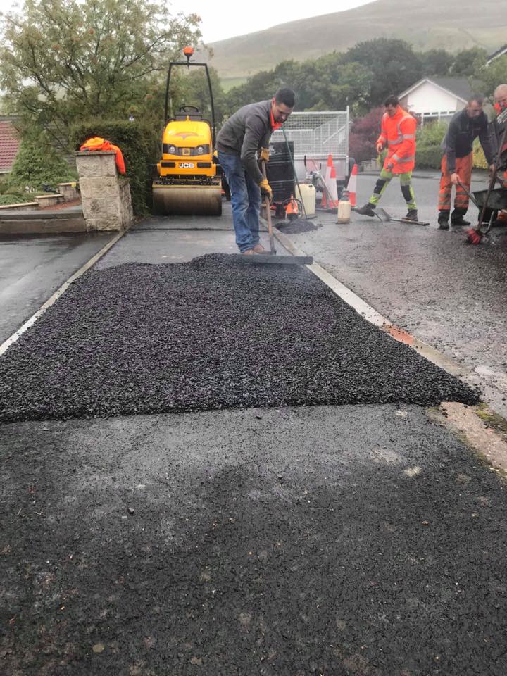 Residential Drop Kerb Lower Pavement Galashiels