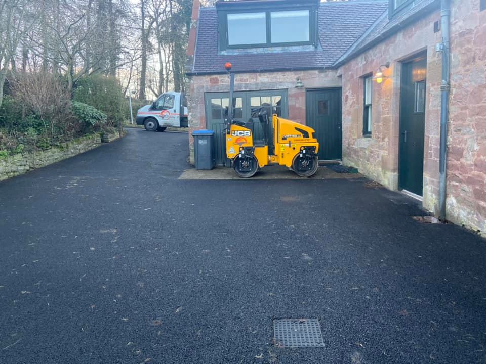 Road Surface Dressing - Dryburgh, Melrose