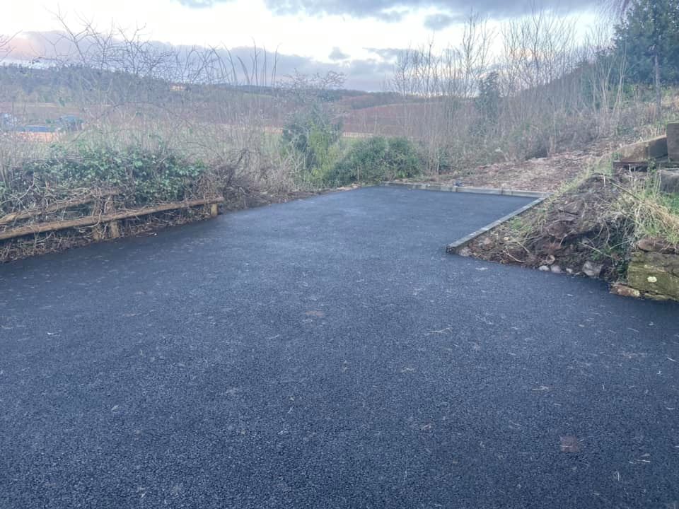 Road Surface Dressing - Dryburgh, Melrose