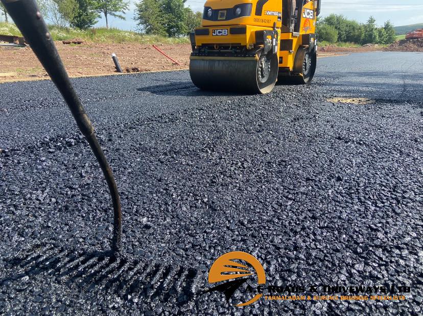 Tarmac Access Road to Building Plots - Borders, Scotland