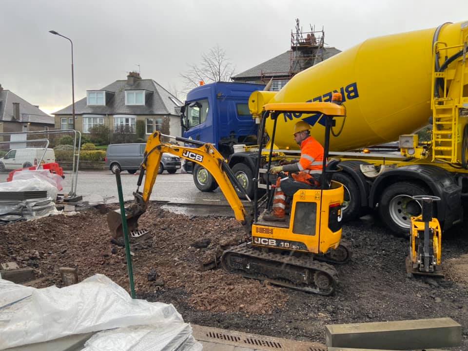 Tarmac Building Site Road - Craigleith Road, Edinburgh