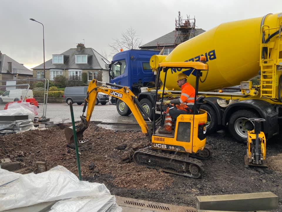 Tarmac Building Site Road - Craigleith Road, Edinburgh