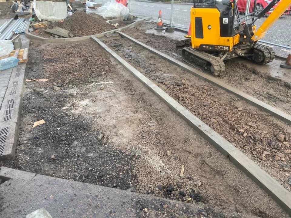 Tarmac Building Site Road - Craigleith Road, Edinburgh