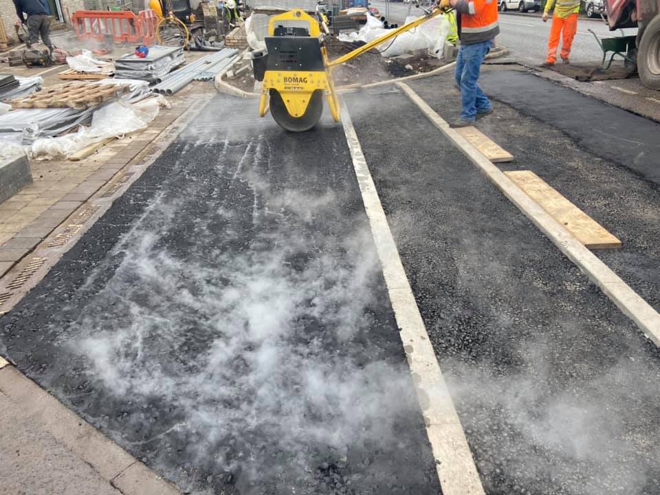 Tarmac Building Site Road