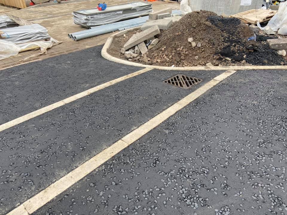 Tarmac Building Site Road