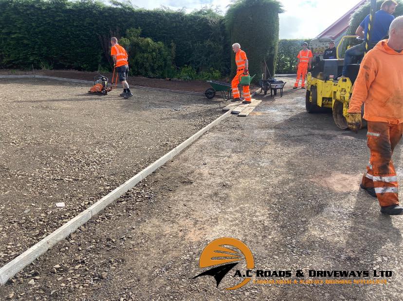 Tarmac Business Driveway, Car Park - Jedburgh, Borders