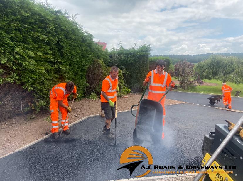 Tarmac Business Driveway, Car Park - Jedburgh, Borders