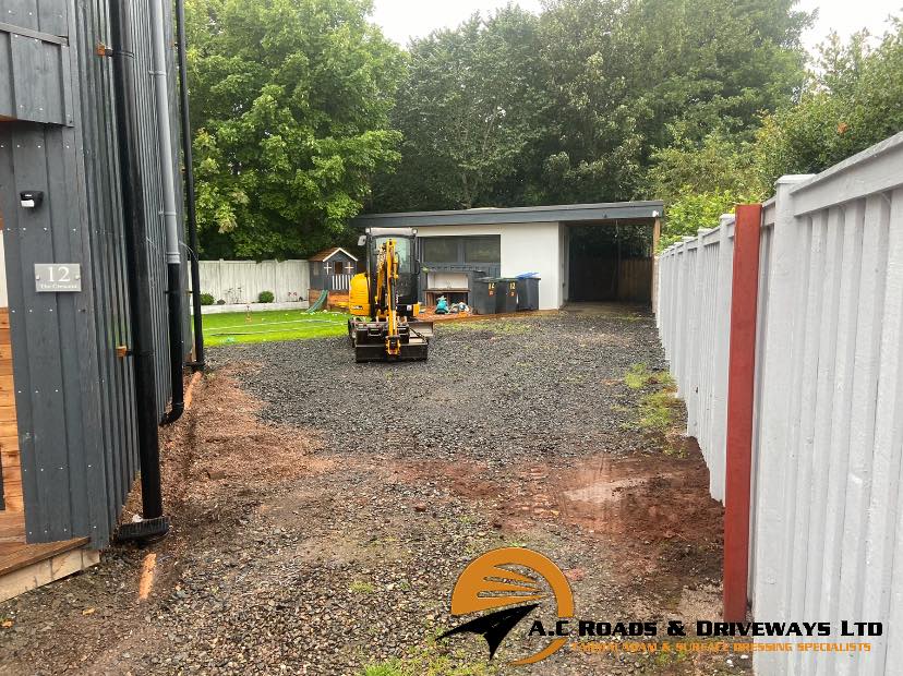 Tarmac Driveway with Tegula Block Edging - Duns, Borders