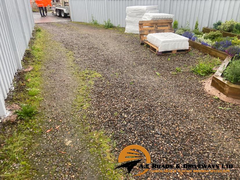 Tarmac Driveway with Tegula Block Edging - Duns, Borders