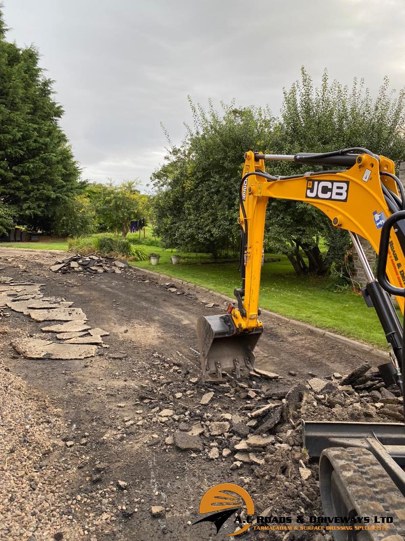 Tarmac Farm Road - Hawick, Borders, Scotland