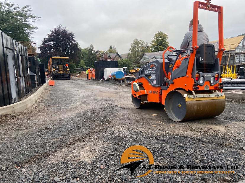 Tarmac Housing Site 140 Tonnes Tarmac - JS Crawford Ltd 