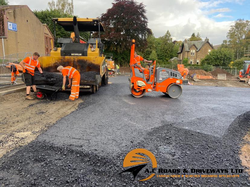 Tarmac Housing Site 140 Tonnes Tarmac - JS Crawford Ltd 