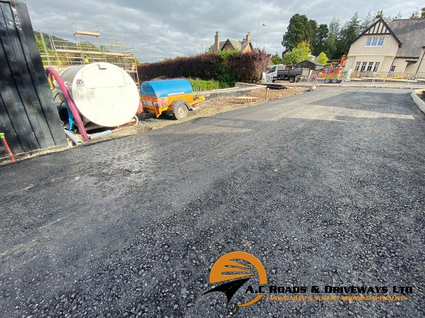 Tarmac Housing Site 140 Tonnes Tarmac - JS Crawford Ltd 