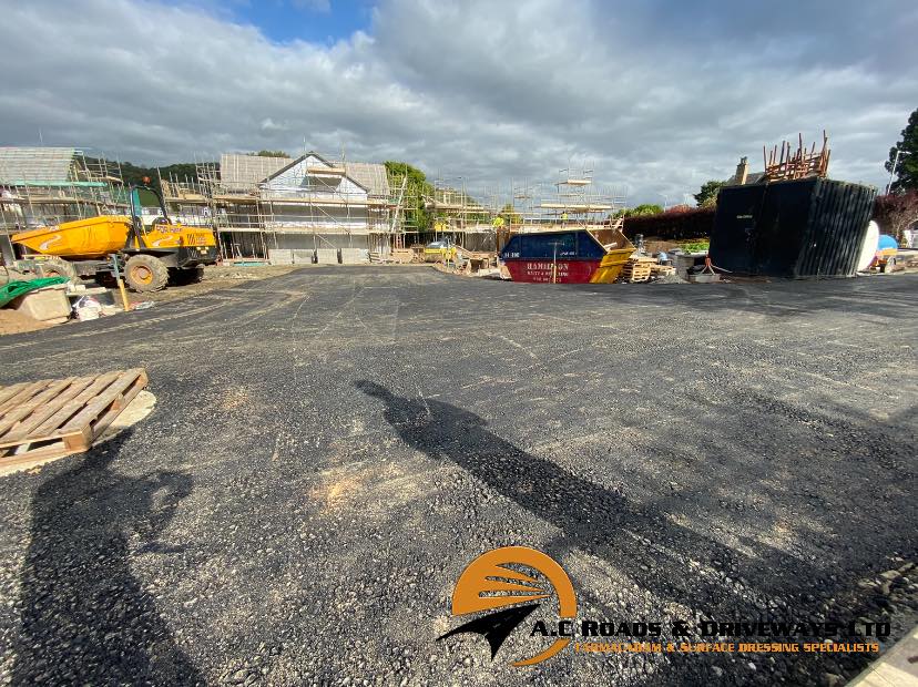 Tarmac Housing Site 140 Tonnes Tarmac - JS Crawford Ltd 