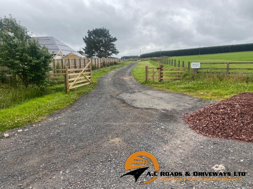 Tarmac Site Access Road - Borders, Scotland