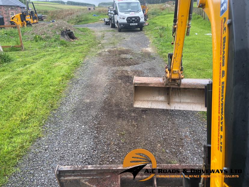 Tarmac Site Access Road - Borders, Scotland