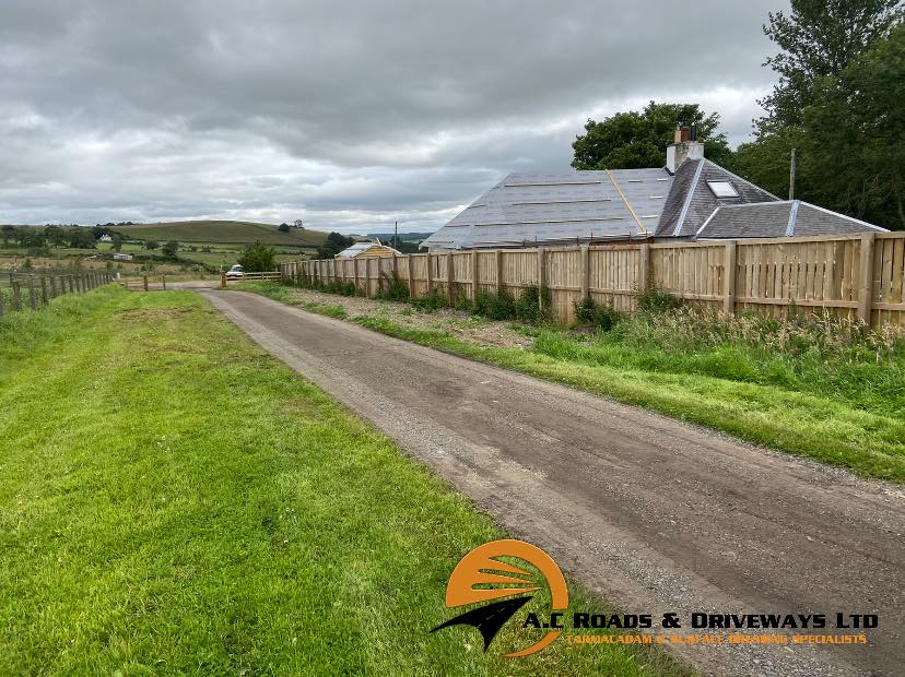 Tarmac Site Access Road - Borders, Scotland