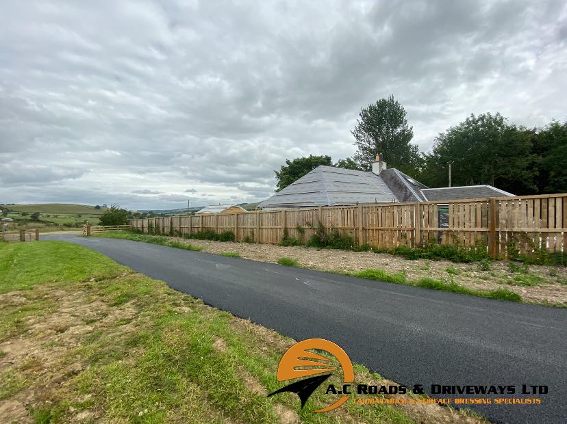 Tarmac Site Access Road - Borders, Scotland