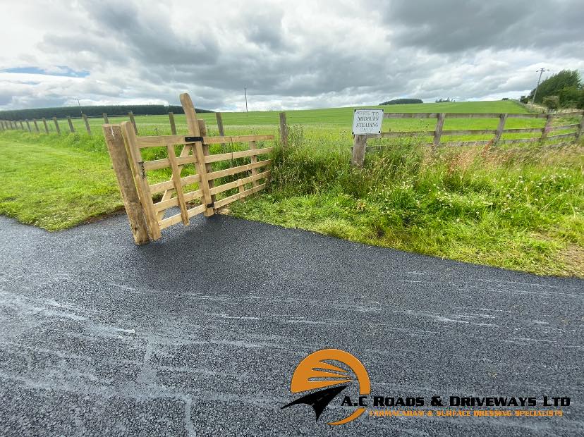 Tarmac Site Access Road - Borders, Scotland