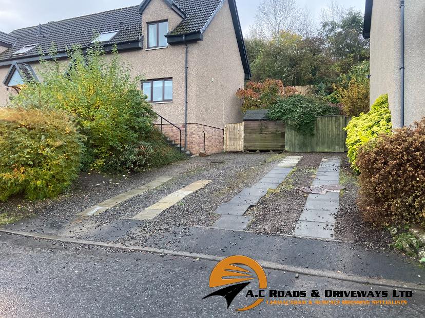 Two Tarmac Driveways - Melrose, Borders