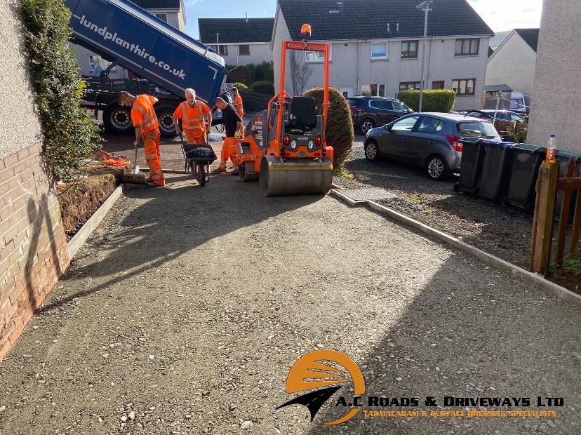 New Tarmac Driveway Earlston, Scottish Borders