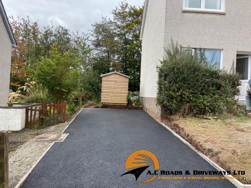 New Tarmac Driveway Earlston, Scottish Borders