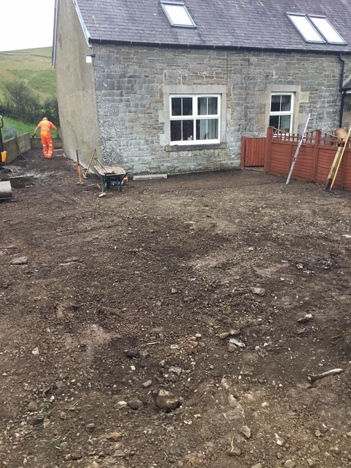 prepare the ground ready for a new tarmac driveway