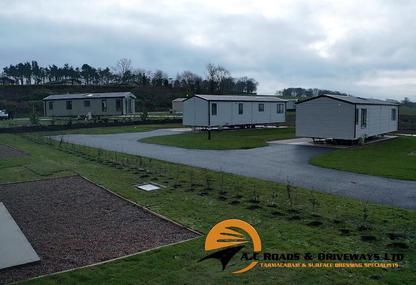 Caravan Tarmac Contractor Work - Borders, Scotland