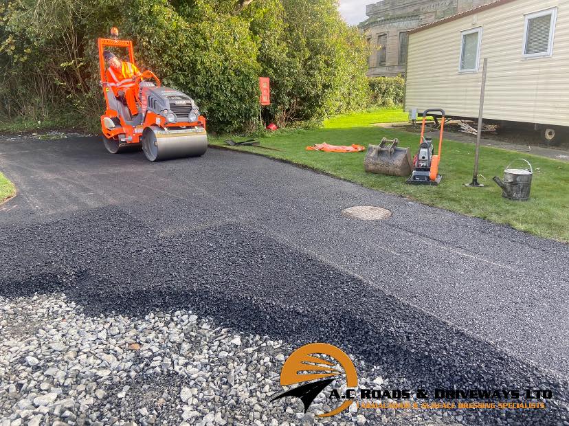 Caravan Tarmac Contractor Work - Borders, Scotland