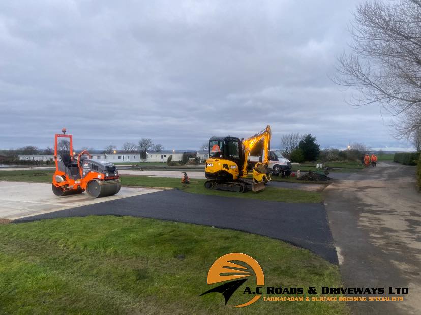 Caravan Tarmac Contractor Work - Borders, Scotland