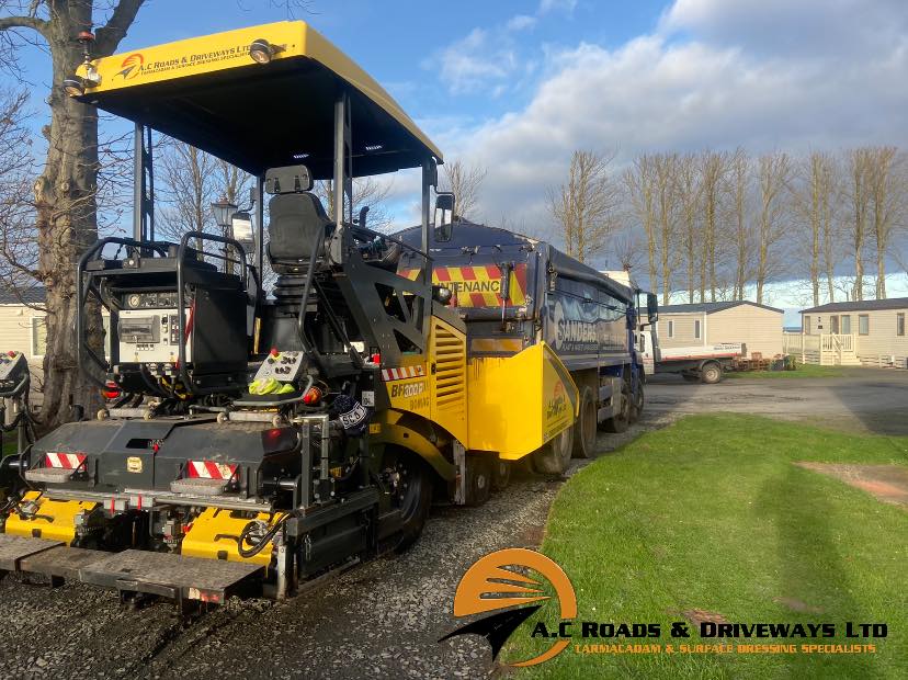 Caravan Tarmac Contractor Work - Borders, Scotland