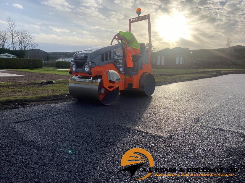 Caravan Tarmac Contractor Work - Borders, Scotland