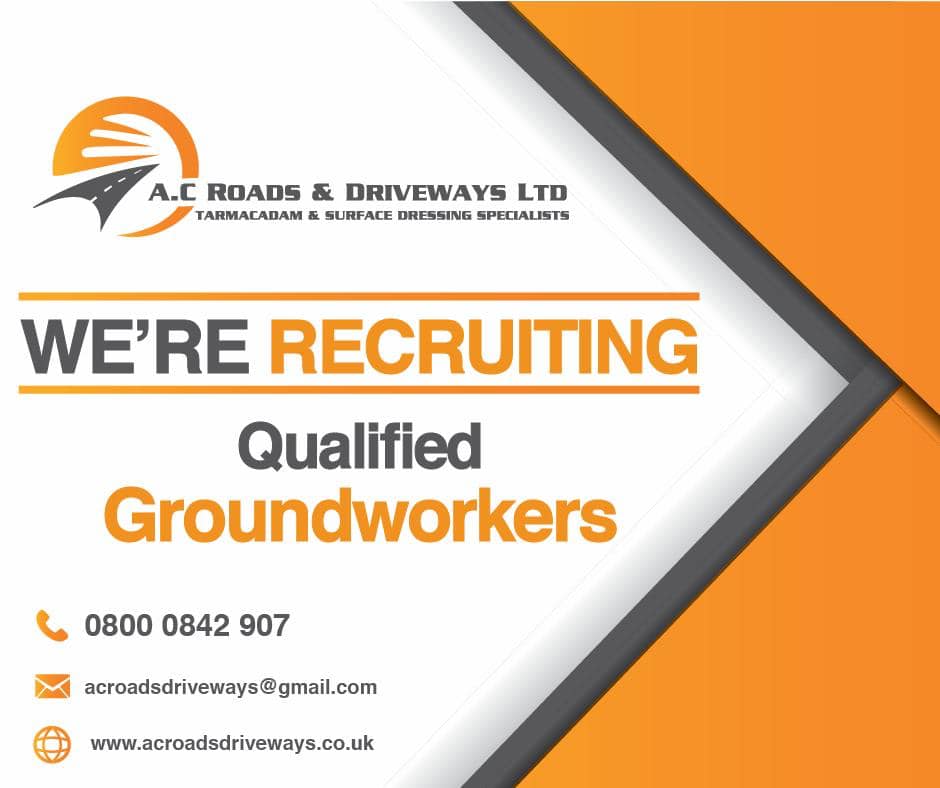 Ground Worker Jobs - Road Surfacing Contractor, Borders, Scotland