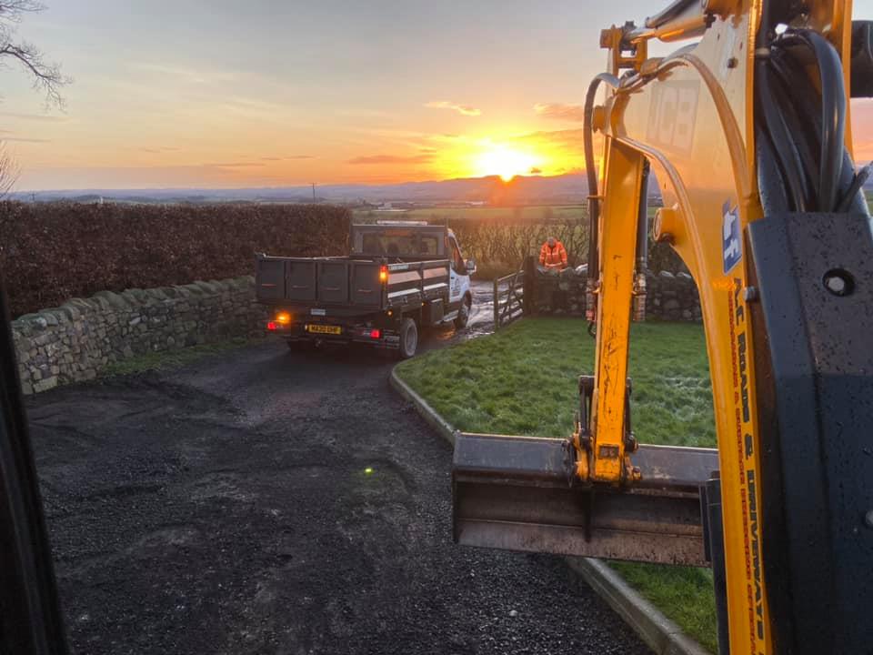 New Tarmac Driveway Greenlaw, Scottish Borders