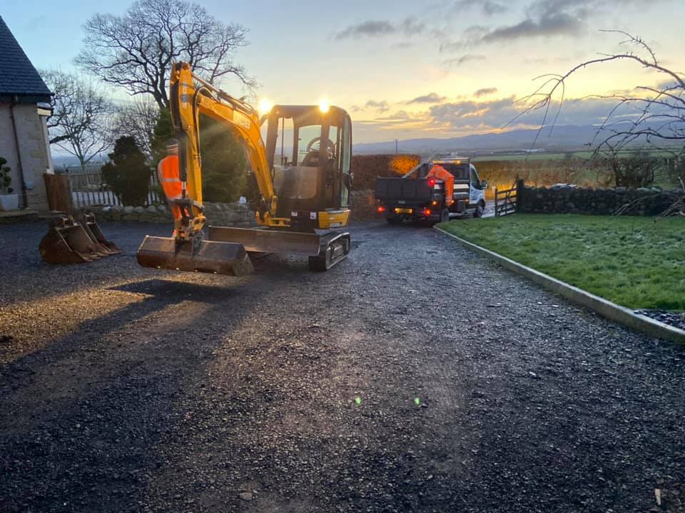 New Tarmac Driveway Greenlaw, Scottish Borders