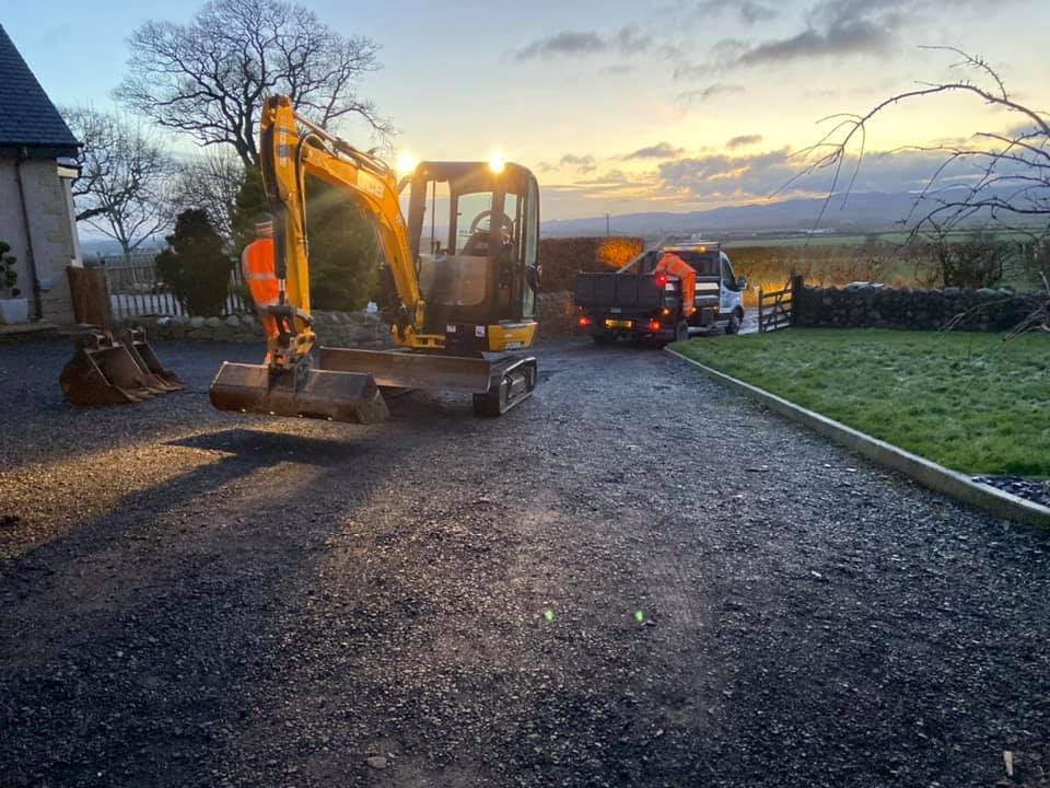 New Tarmac Driveway Greenlaw, Scottish Borders