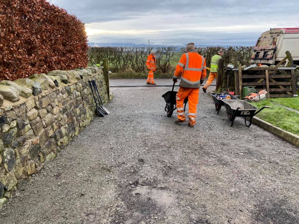 New Tarmac Driveway Greenlaw, Scottish Borders