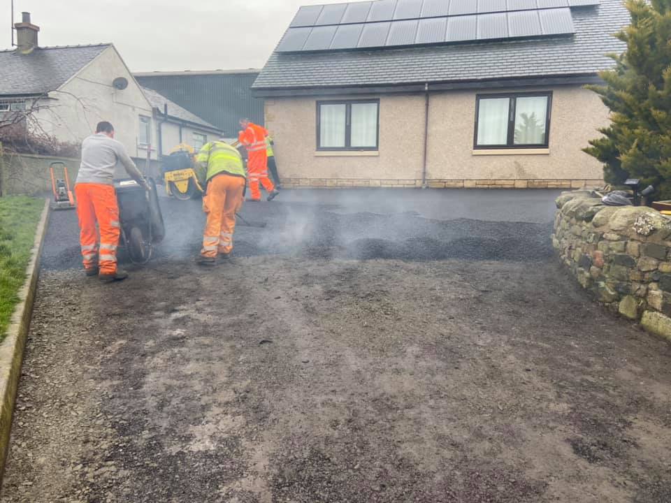 New Tarmac Driveway Greenlaw, Scottish Borders