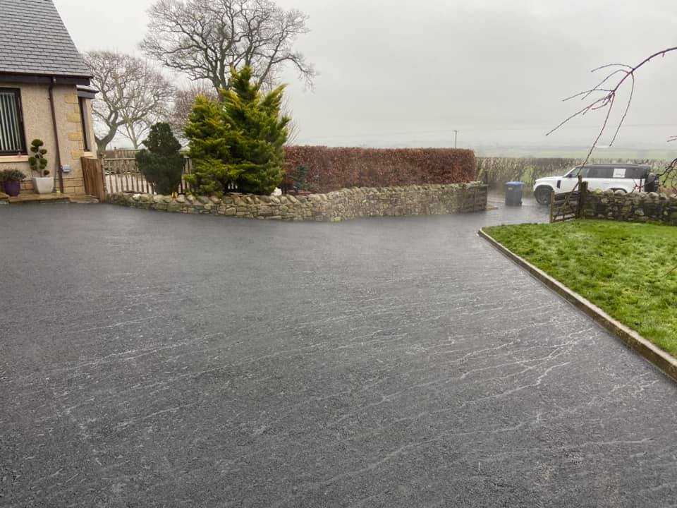 New Tarmac Driveway Greenlaw, Scottish Borders