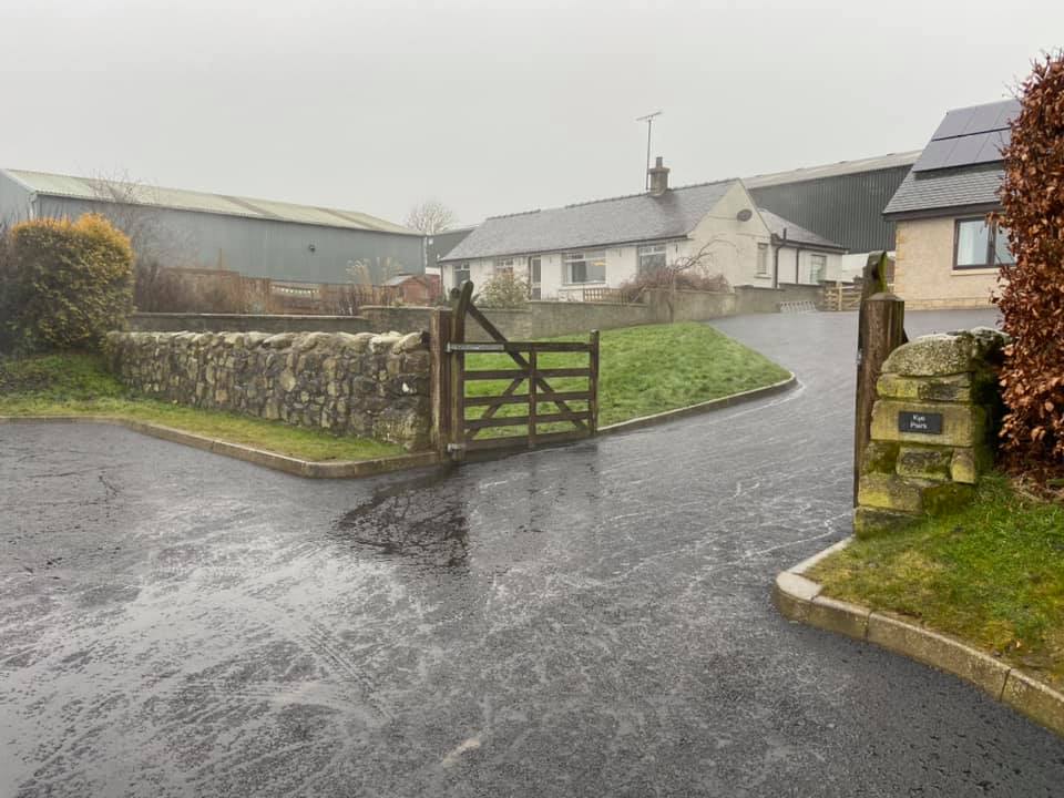 New Tarmac Driveway Greenlaw, Scottish Borders