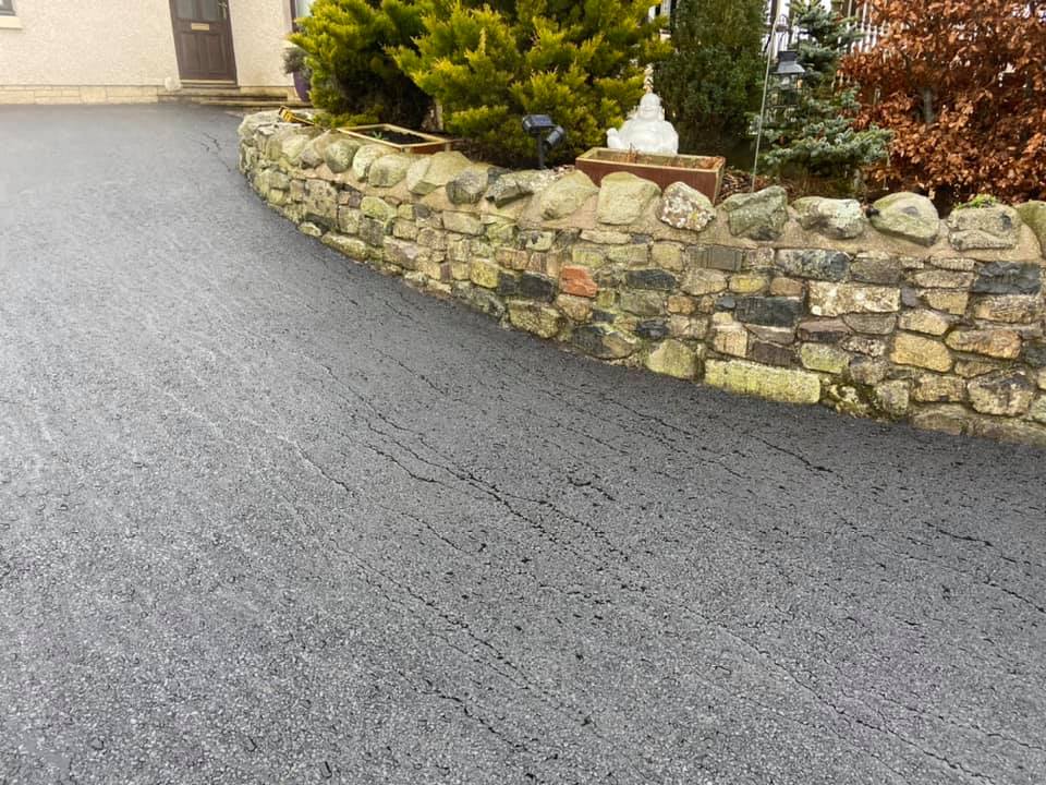 New Tarmac Driveway Greenlaw, Scottish Borders